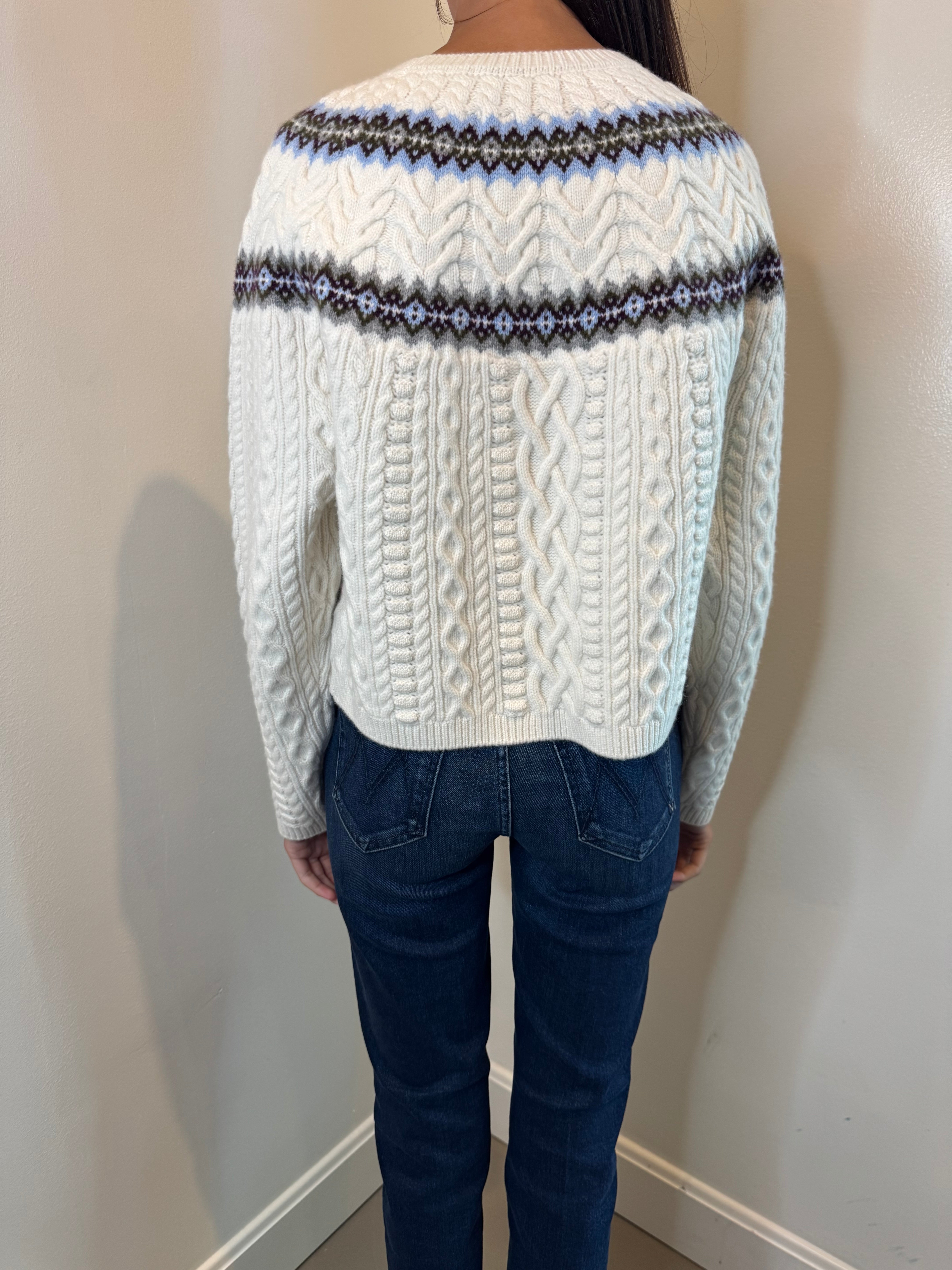 Saint Art Ainsley Fair Isle Sweater