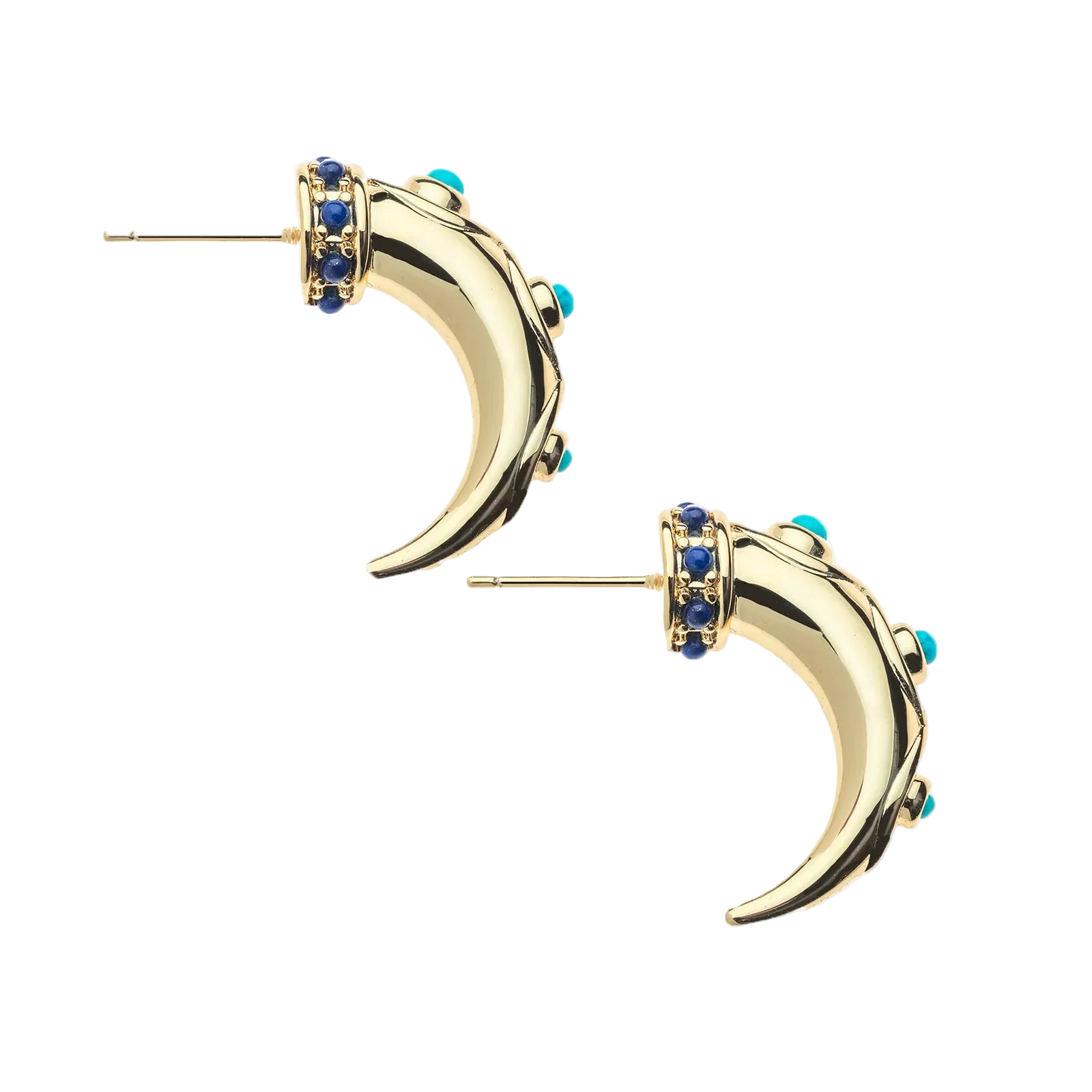 Jane Win Protect Ancient Eye Tusk Hoops