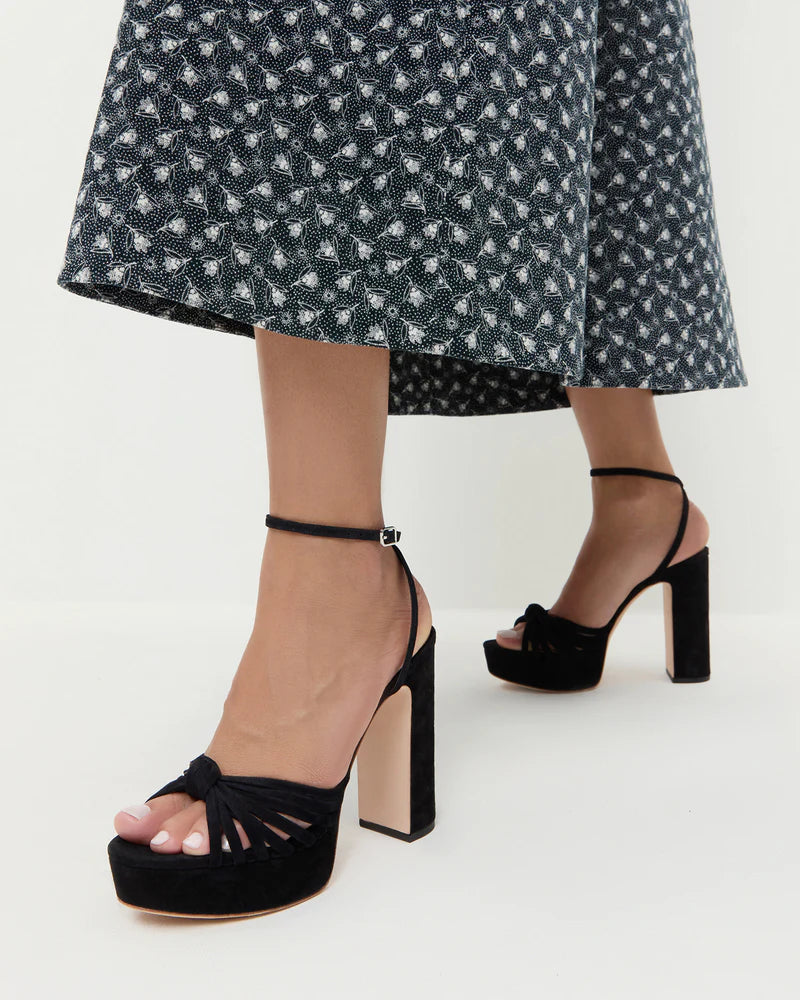 Loeffler Randall Rivka Leather Knot Platform Sandal