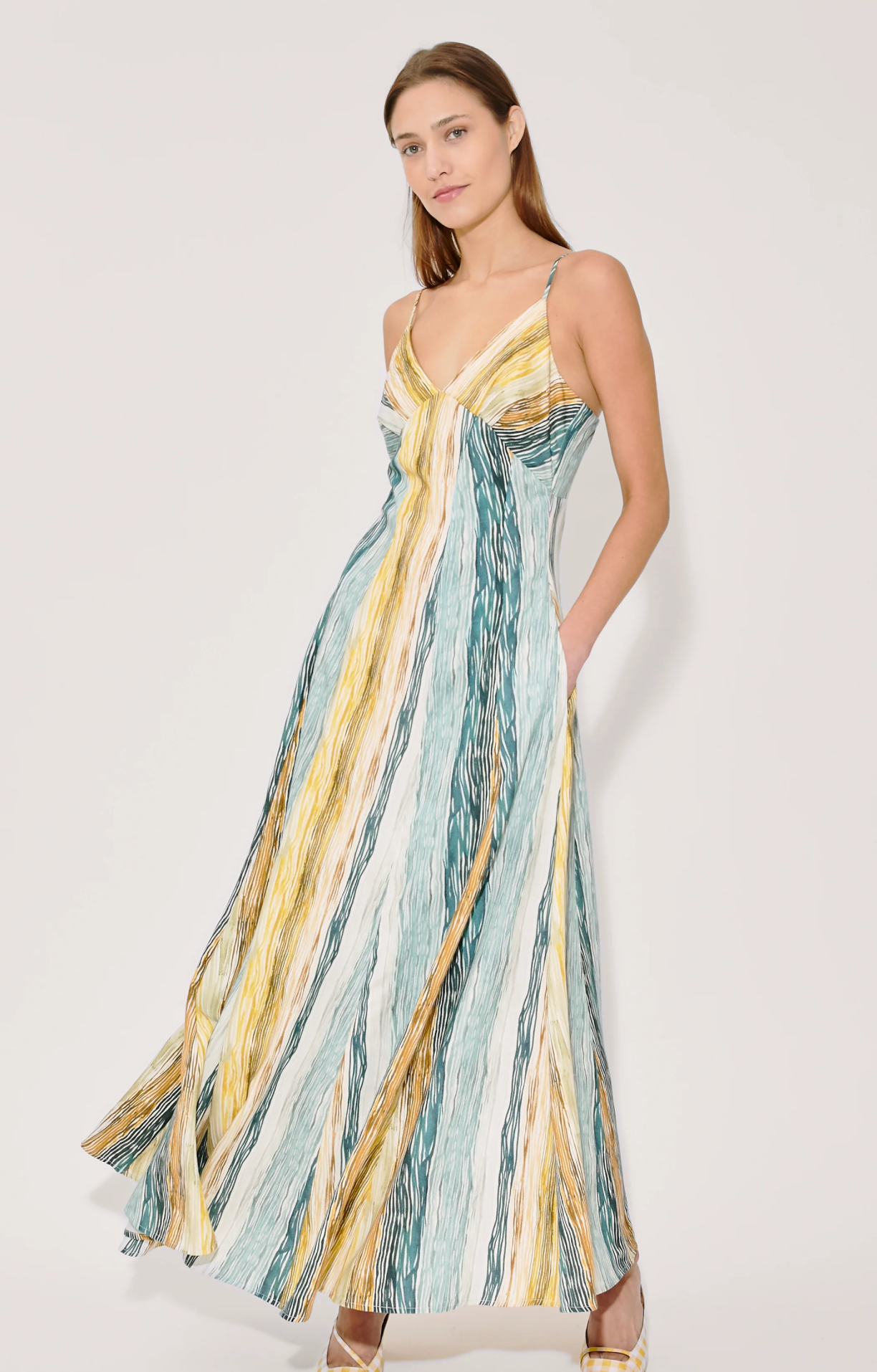 Rosie Assoulin Paneled Cami Dress