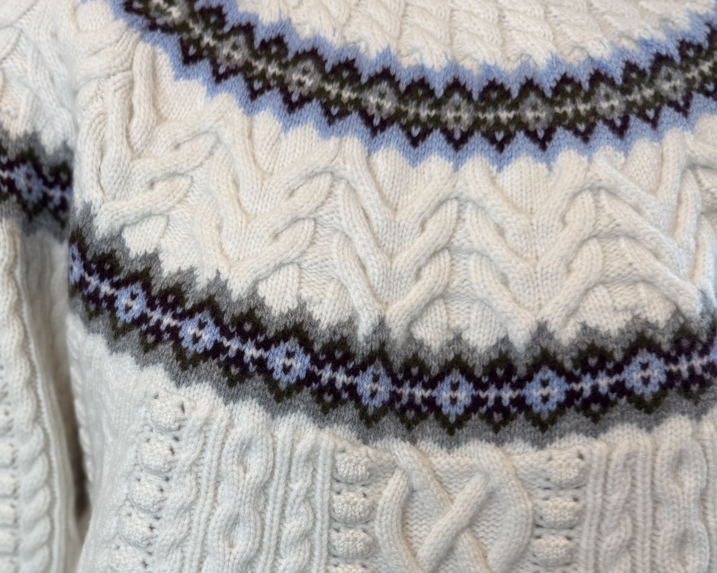 Saint Art Ainsley Fair Isle Sweater