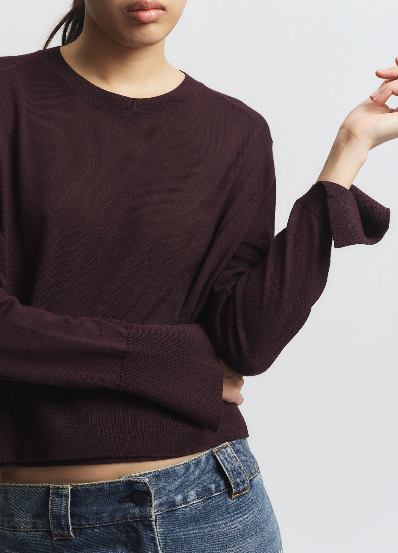 Saint Art Elodie Layered Crewneck Knit