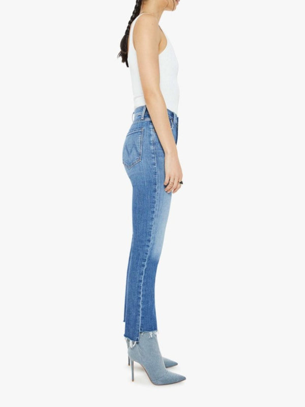 Mother Denim HW Rider Ankle Step Fray
