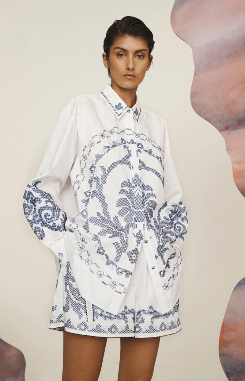 Alemais Hazel Embroidered Shirt