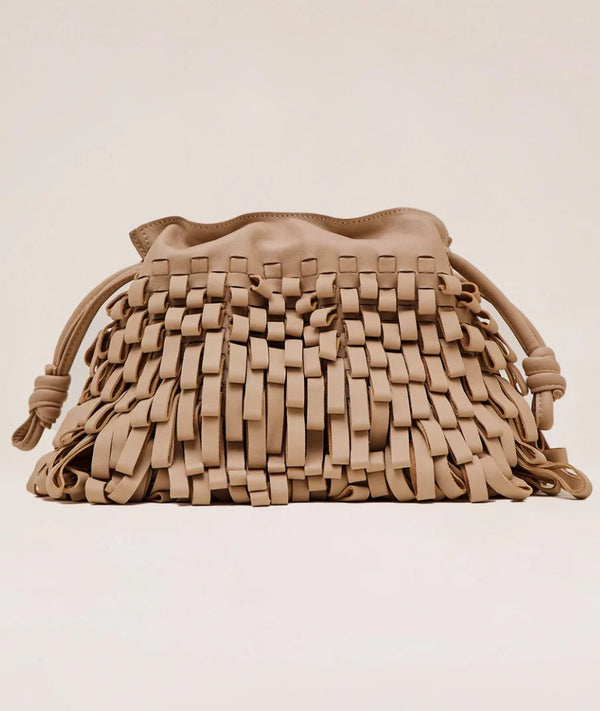 Alexis Quinn Fringe Loop Clutch