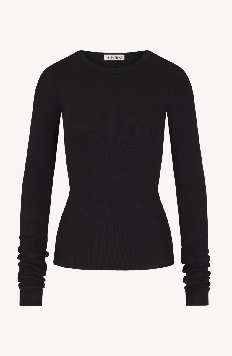 Eterne Long Sleeve Fitted Top