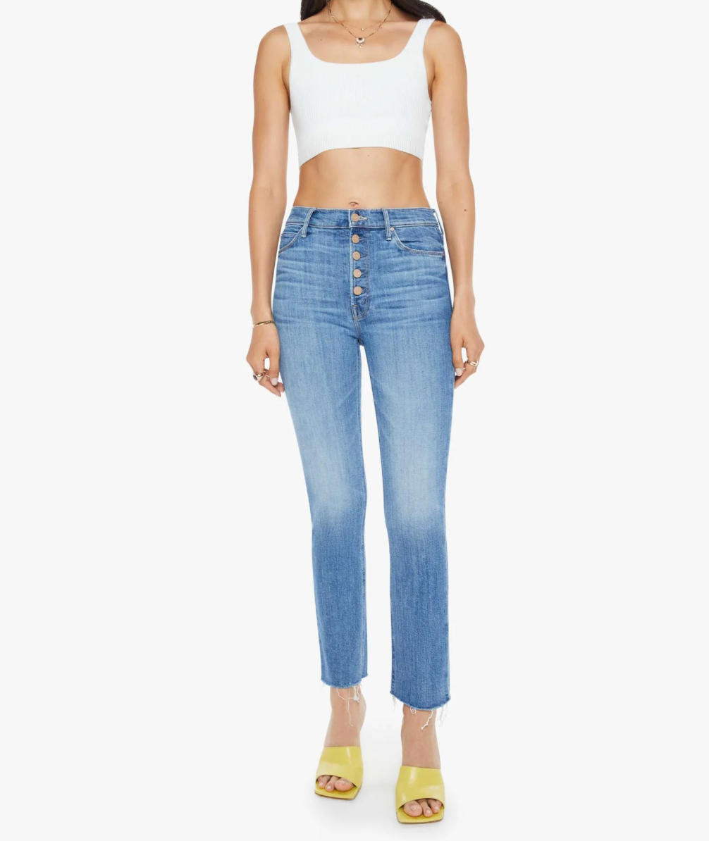 Mother The Pixie Dazzler Ankle Fray