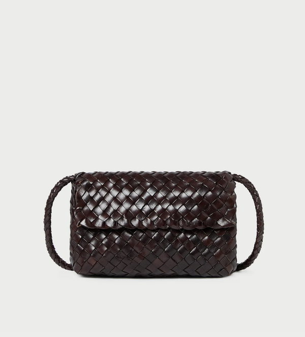 Loeffler Randall Vinnie Leather Woven Crossbody