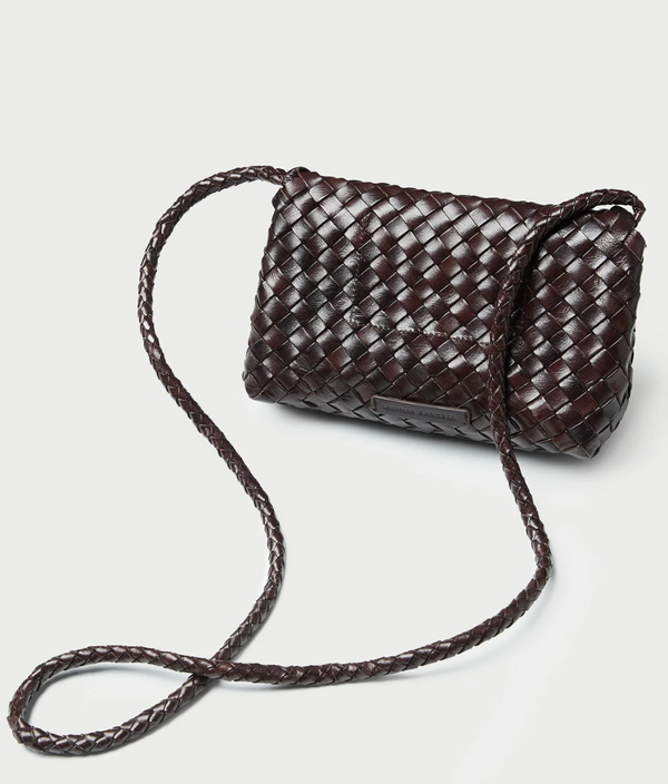 Loeffler Randall Vinnie Leather Woven Crossbody