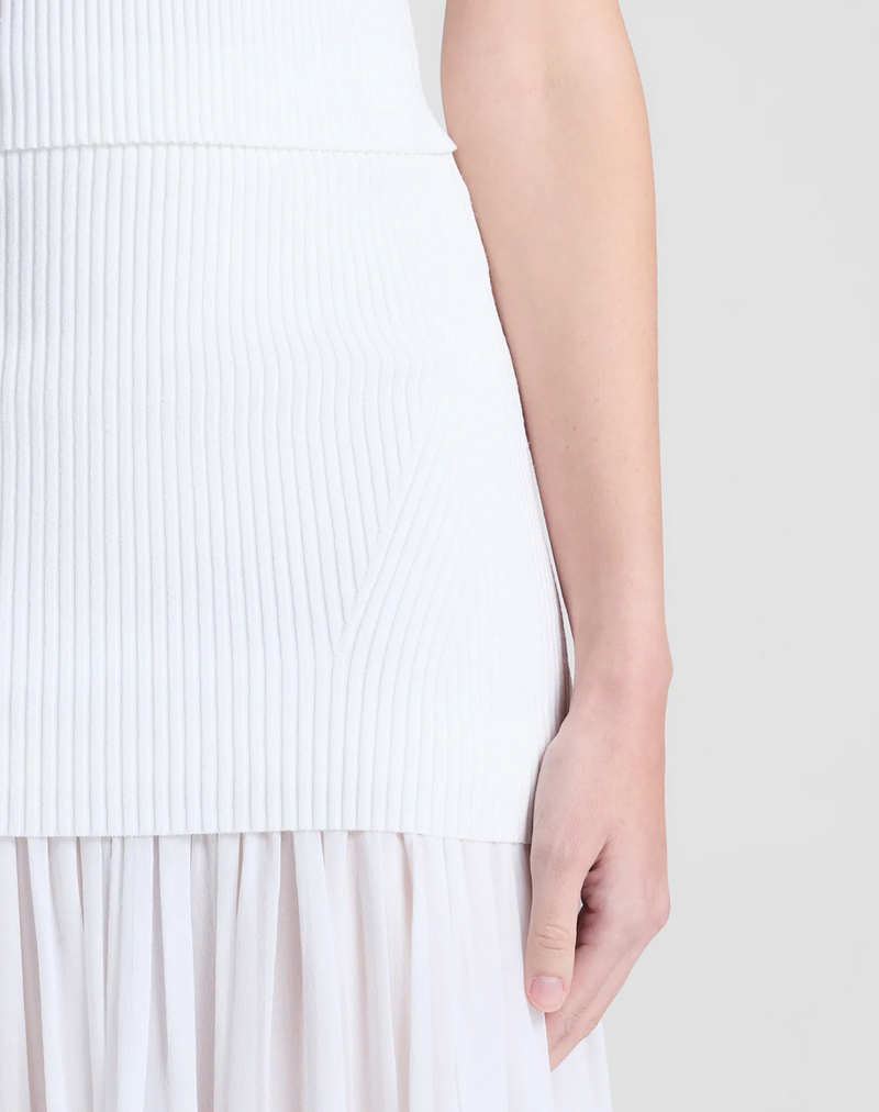 ALC Hayden Knit Chiffon Skirt