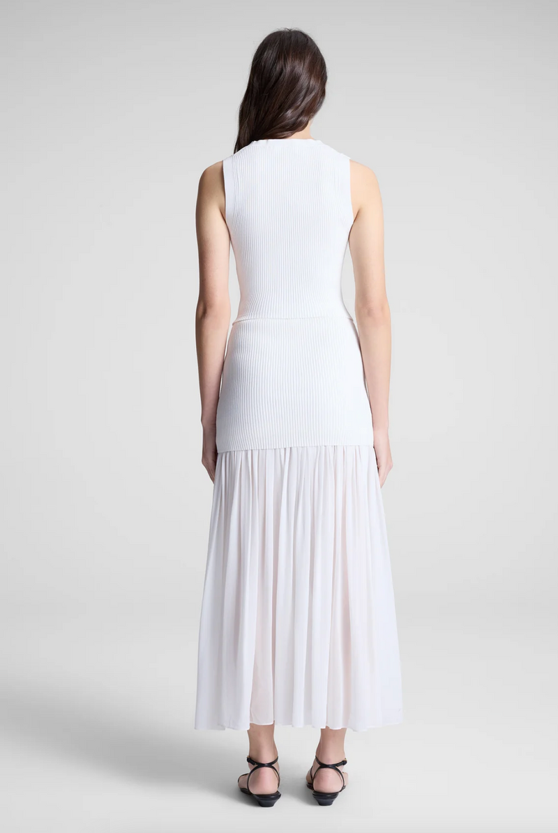 ALC Hayden Knit Chiffon Skirt
