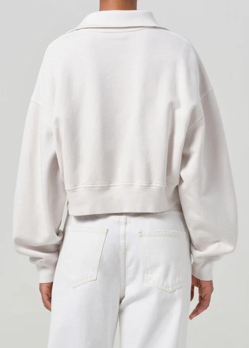Agolde Bethan Quarter Zip Sweatshirt