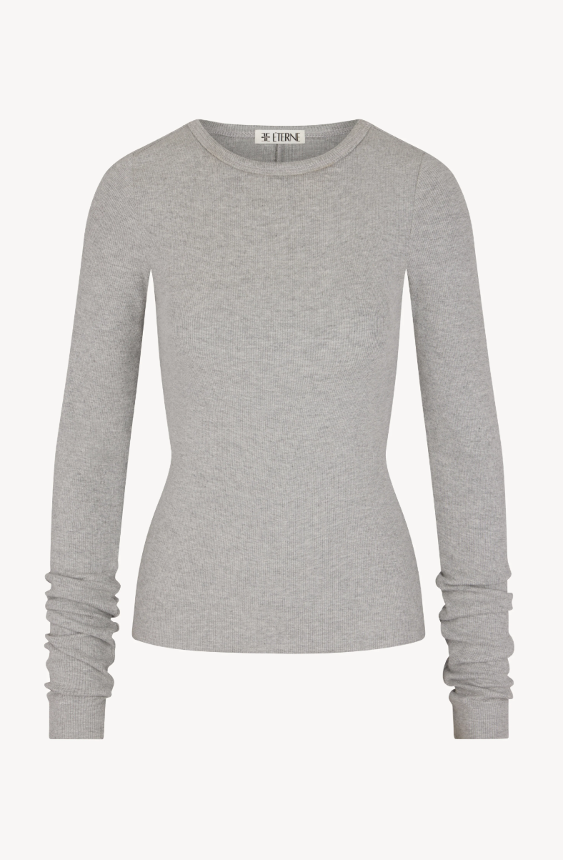 Eterne Long Sleeve Fitted Top
