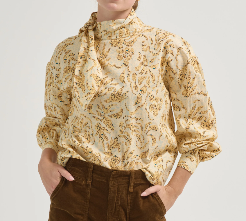 Ulla Johnson Pastel LS Cotton Blouse