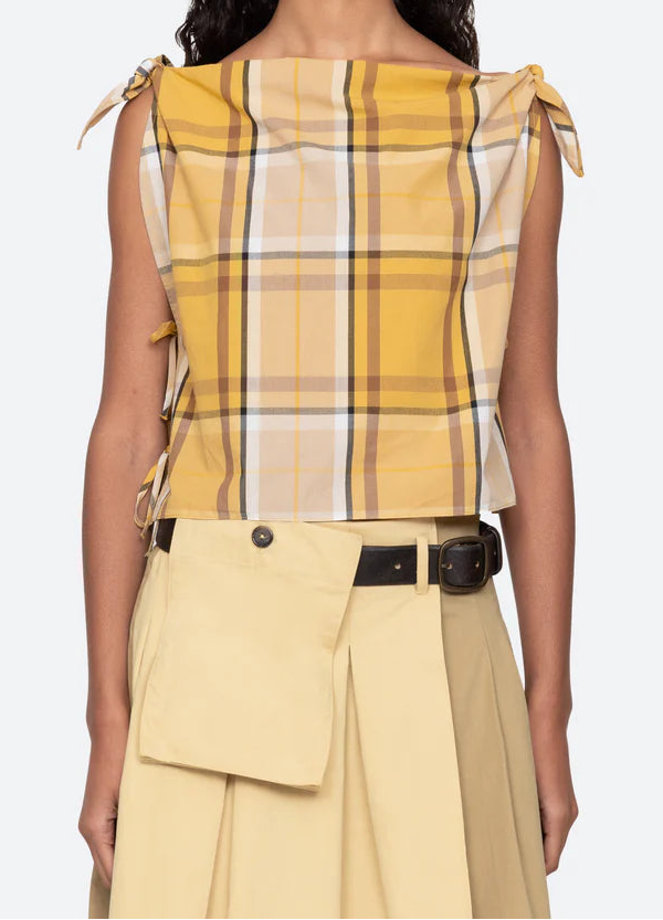 Sea Copeland Plaid Top