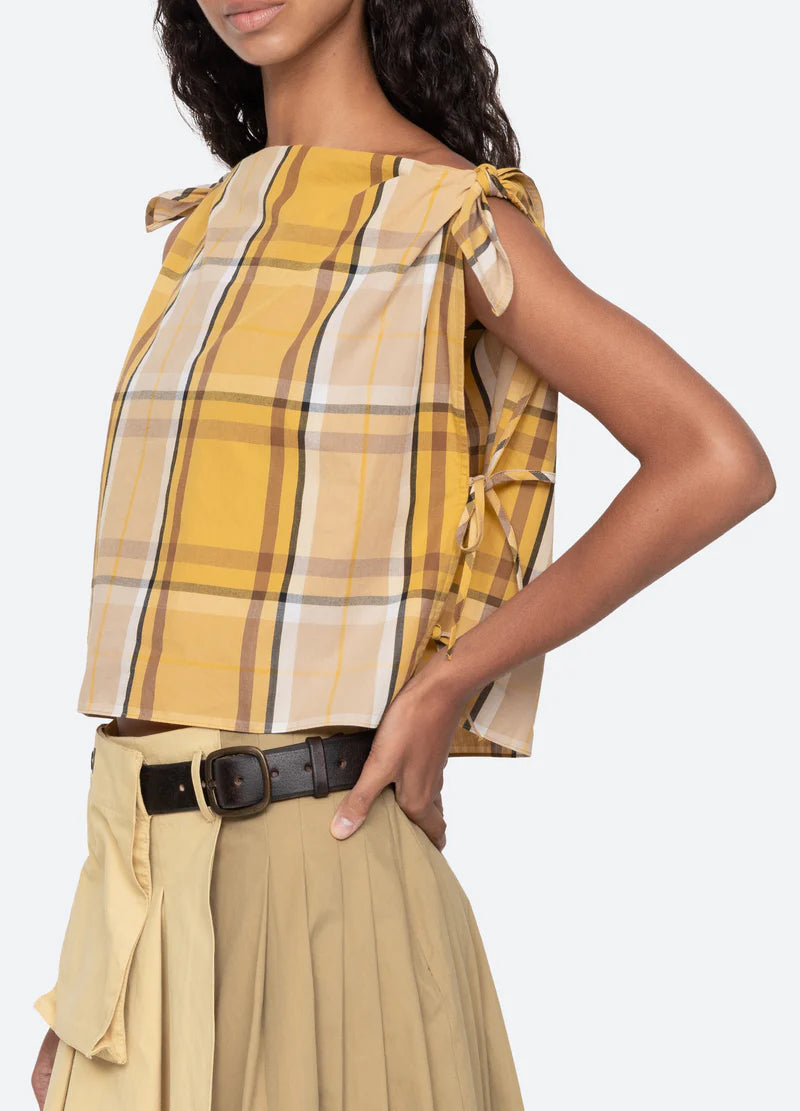 Sea Copeland Plaid Top