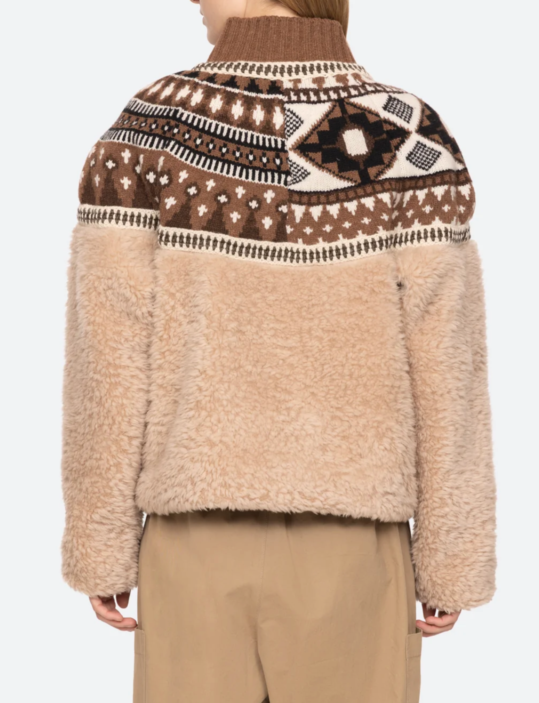 Sea Linea Fair Isle Combo Fleece Jacket