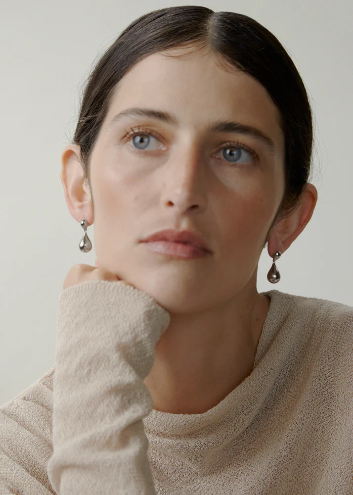 Otiumberg Silver Stilla Duo Earrings