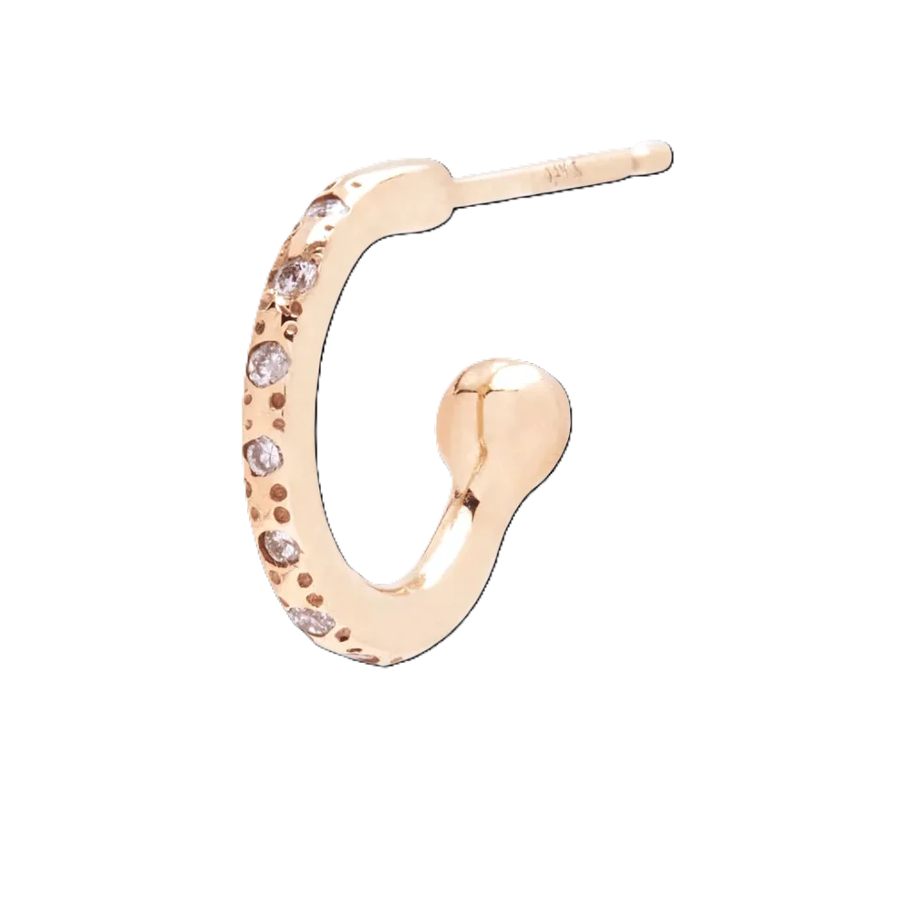 Scosha Single Diamond Huggie