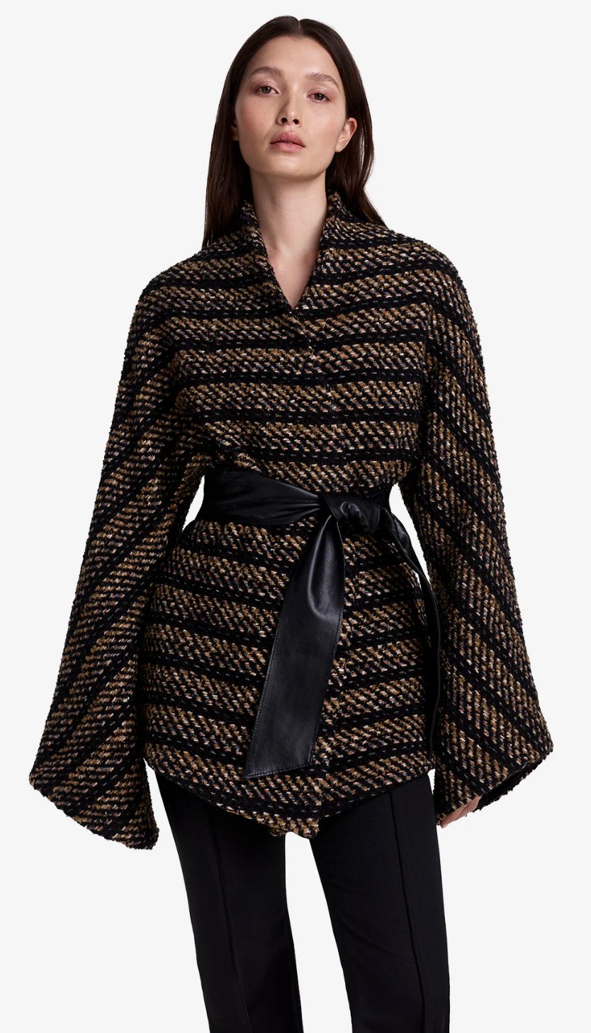 Smythe Belted Wrap Jacket