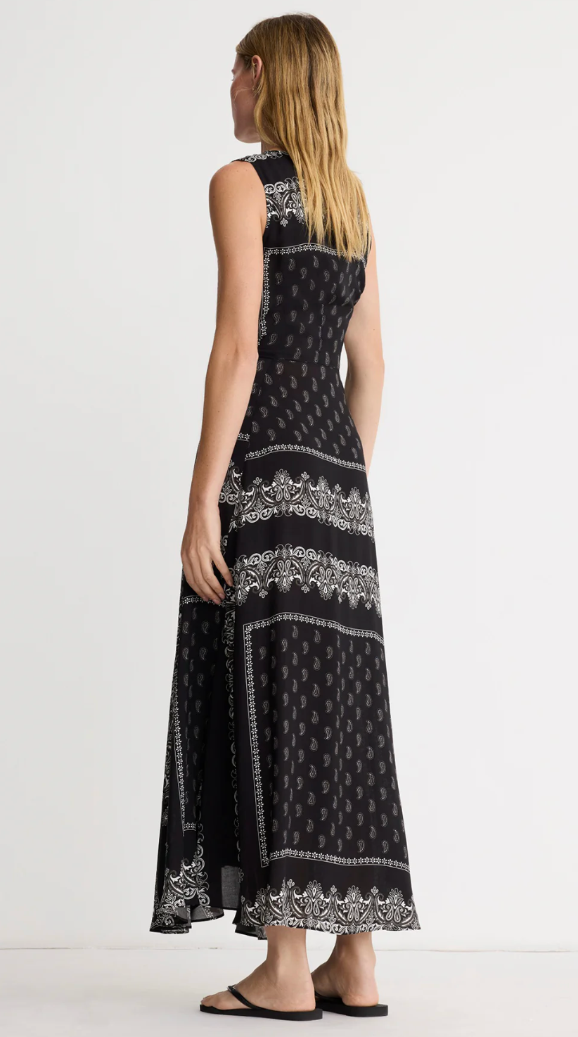 Smythe Drawstring Maxi Dress