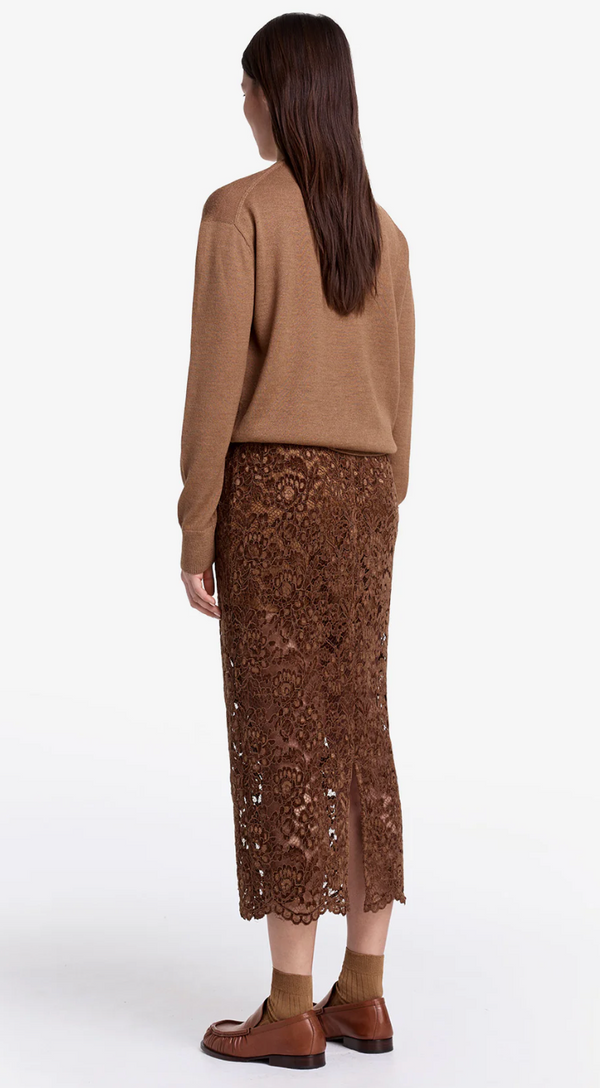 Smythe Lace Pencil Skirt