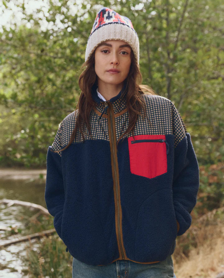 The Great Print-mix Plush Terrain Full Zip