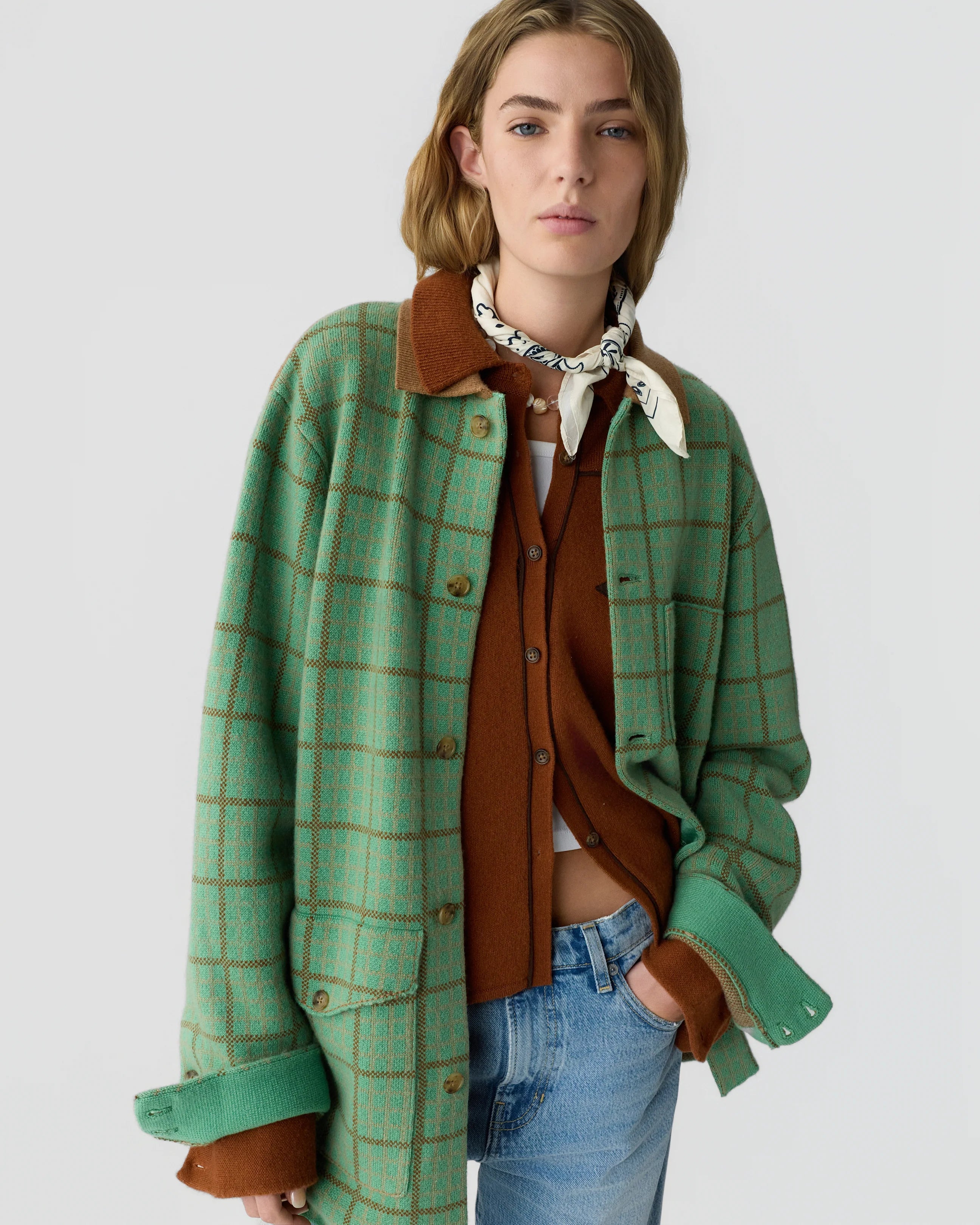 Guest In Residence Tartan Industry Jacket