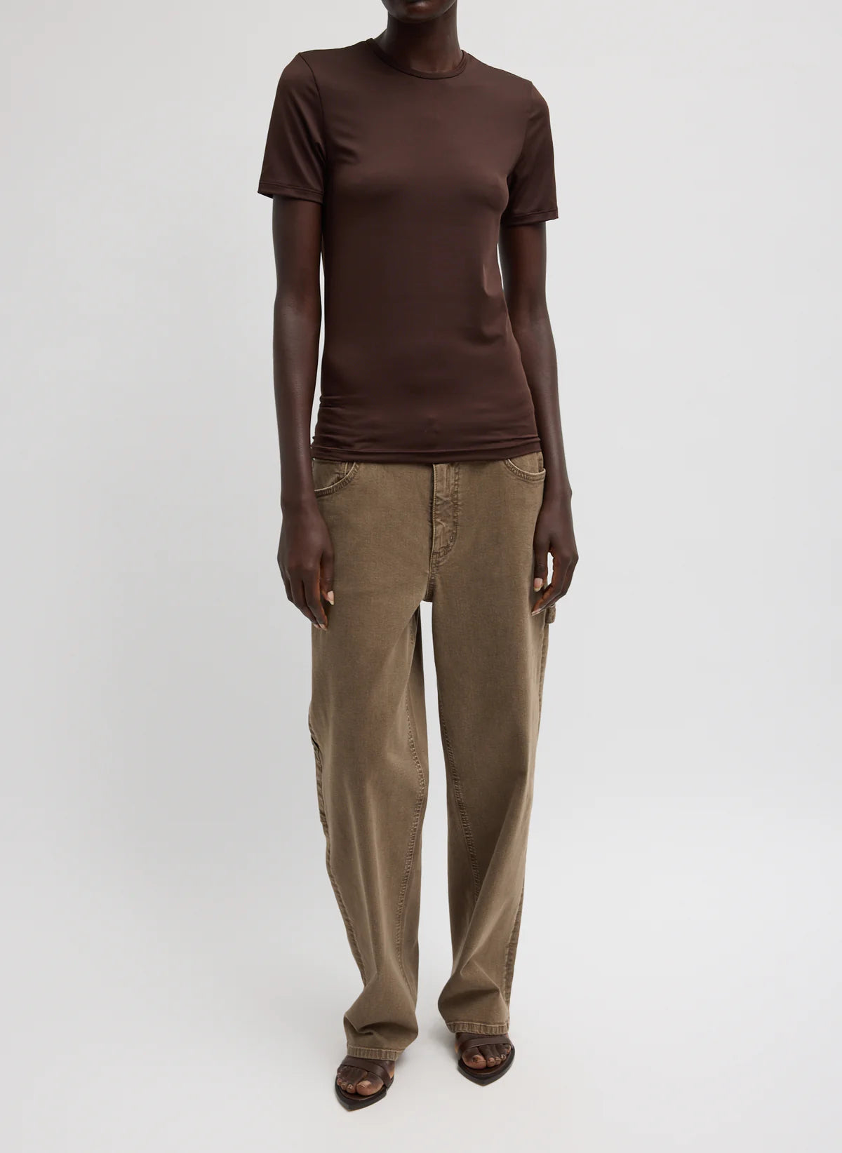 Tibi Garment Wash Slouchy Carpenter Jean