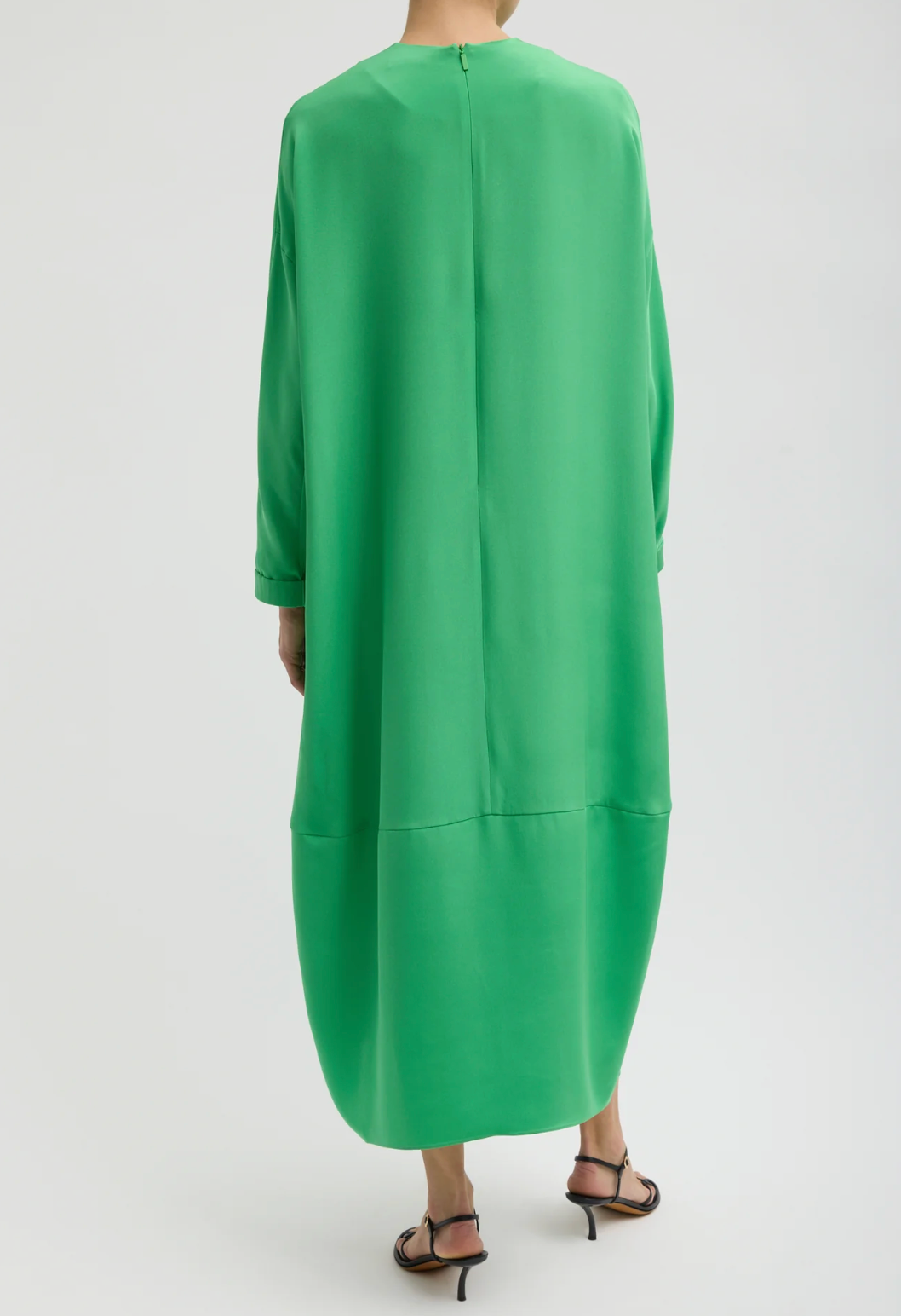 Tibi 4 Ply Long Sleeve Cocoon Dress