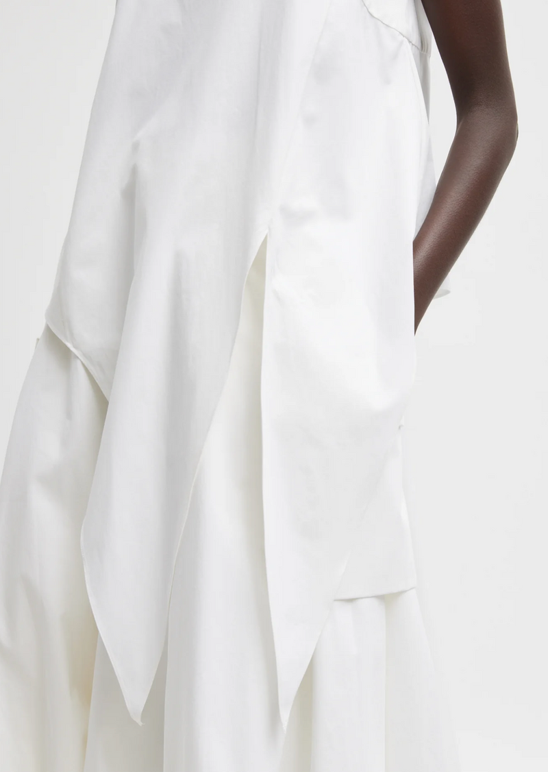 Tibi Bio Twill Easy Tie Top