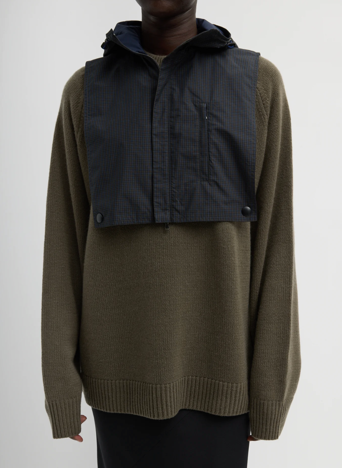 Tibi Charles Menswear Trench Hooded Dickie