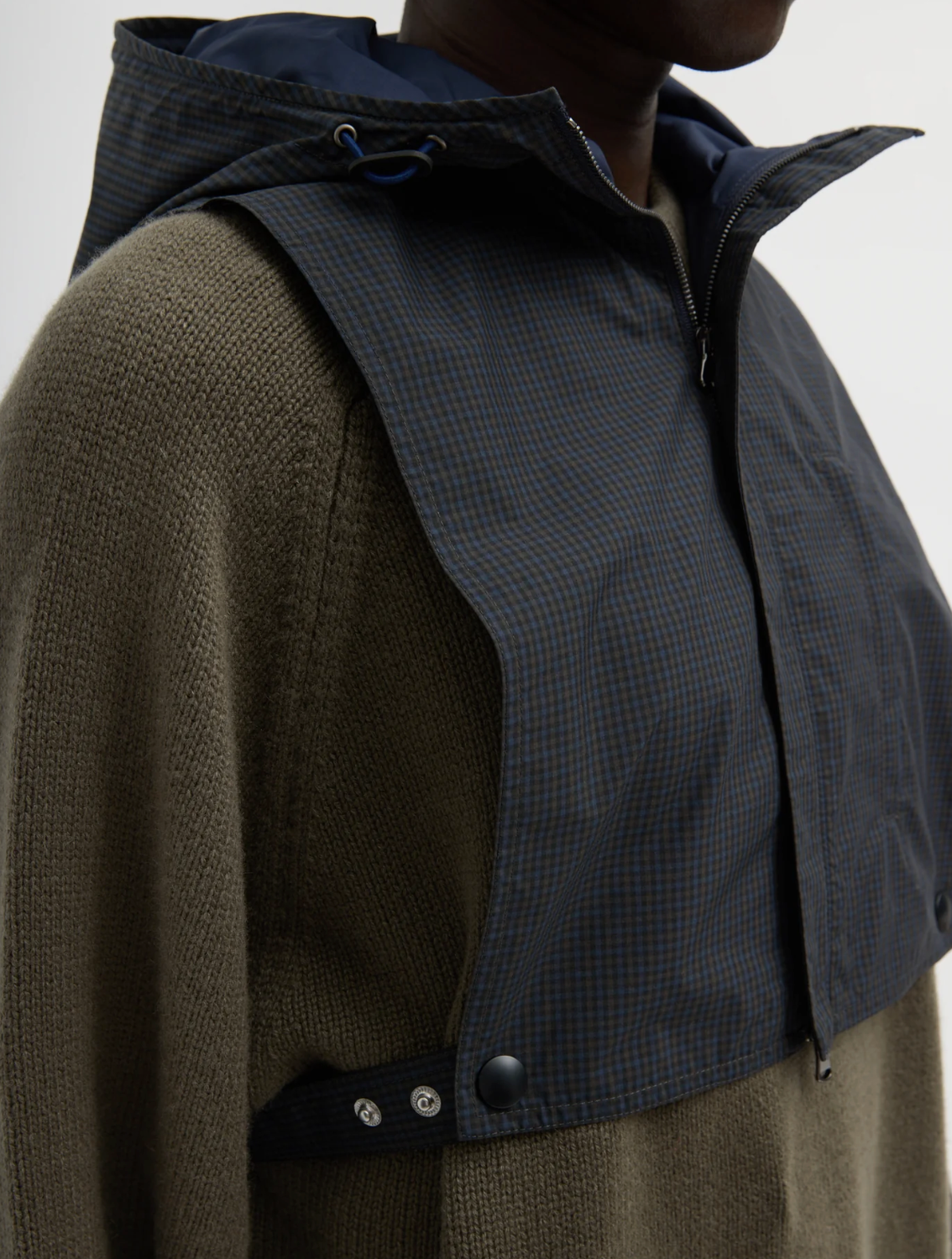 Tibi Charles Menswear Trench Hooded Dickie