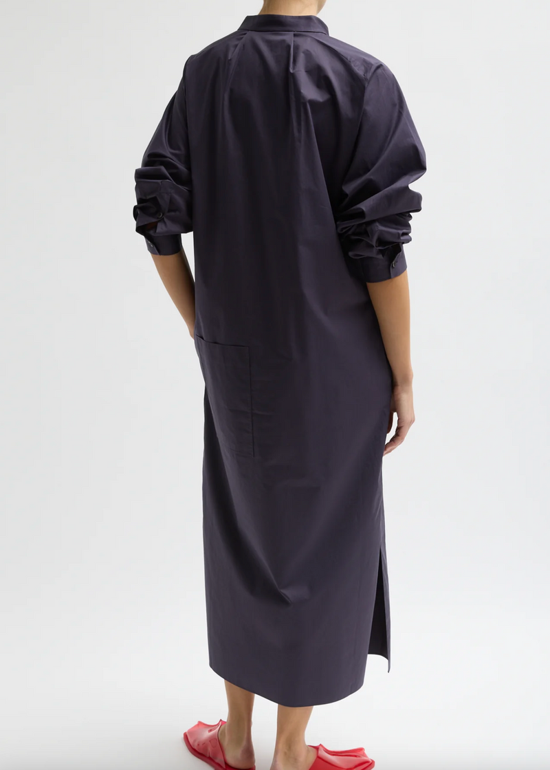 Tibi Eco Poplin Maxi Shirtdress