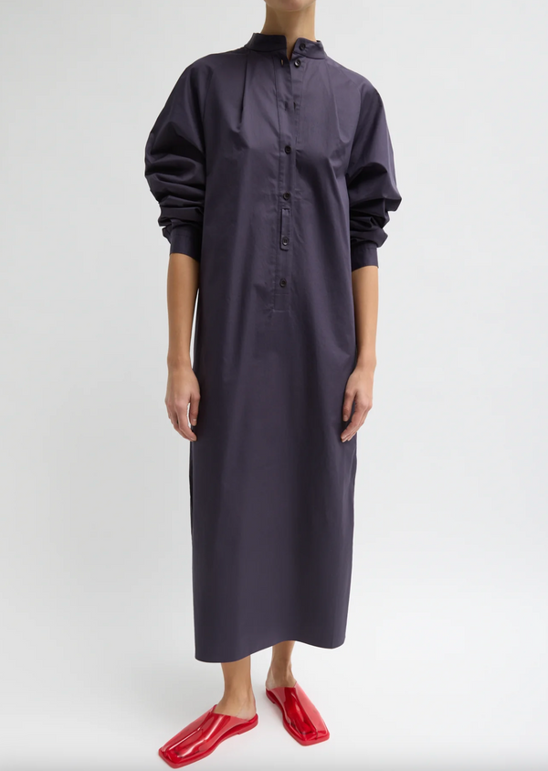 Tibi Eco Poplin Maxi Shirtdress