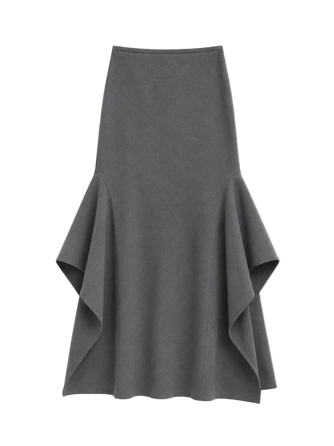 Tibi Luxe Crepe Knit Side Drape Skirt