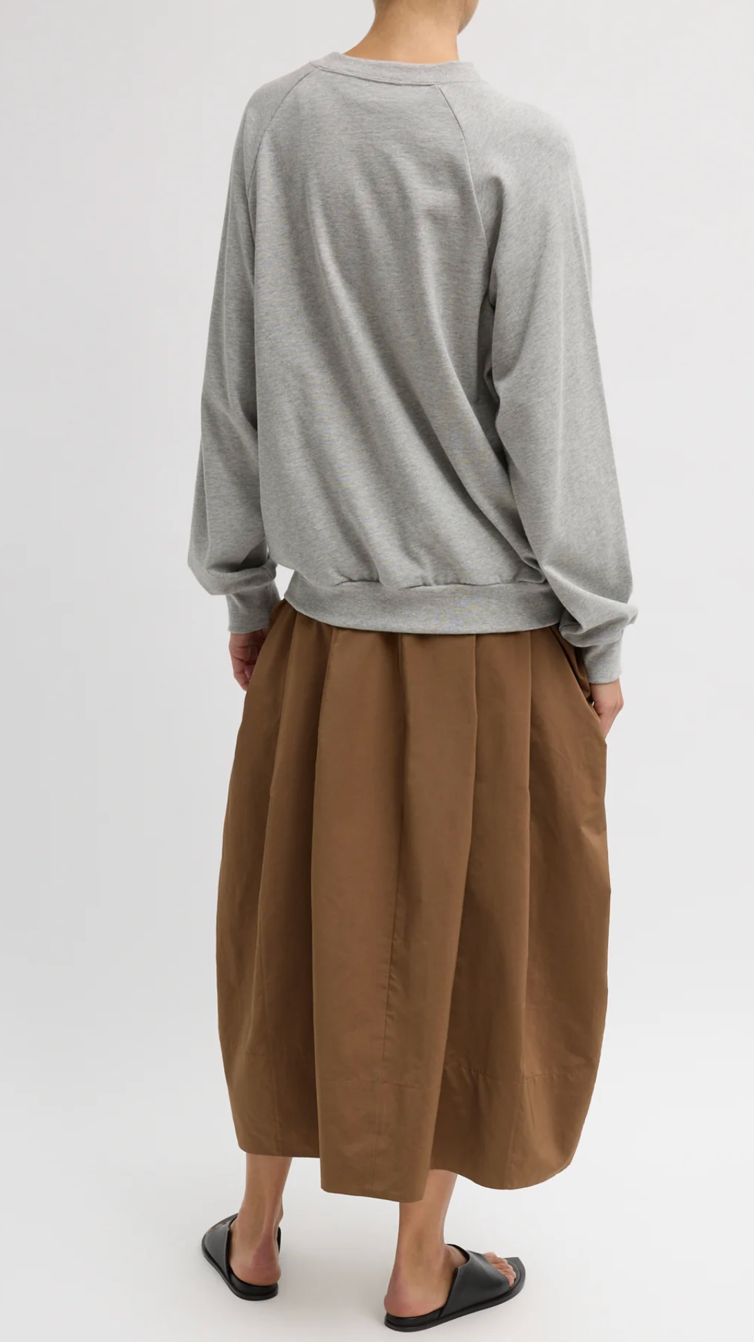 Tibi Nylon Lantern Skirt - Short Length