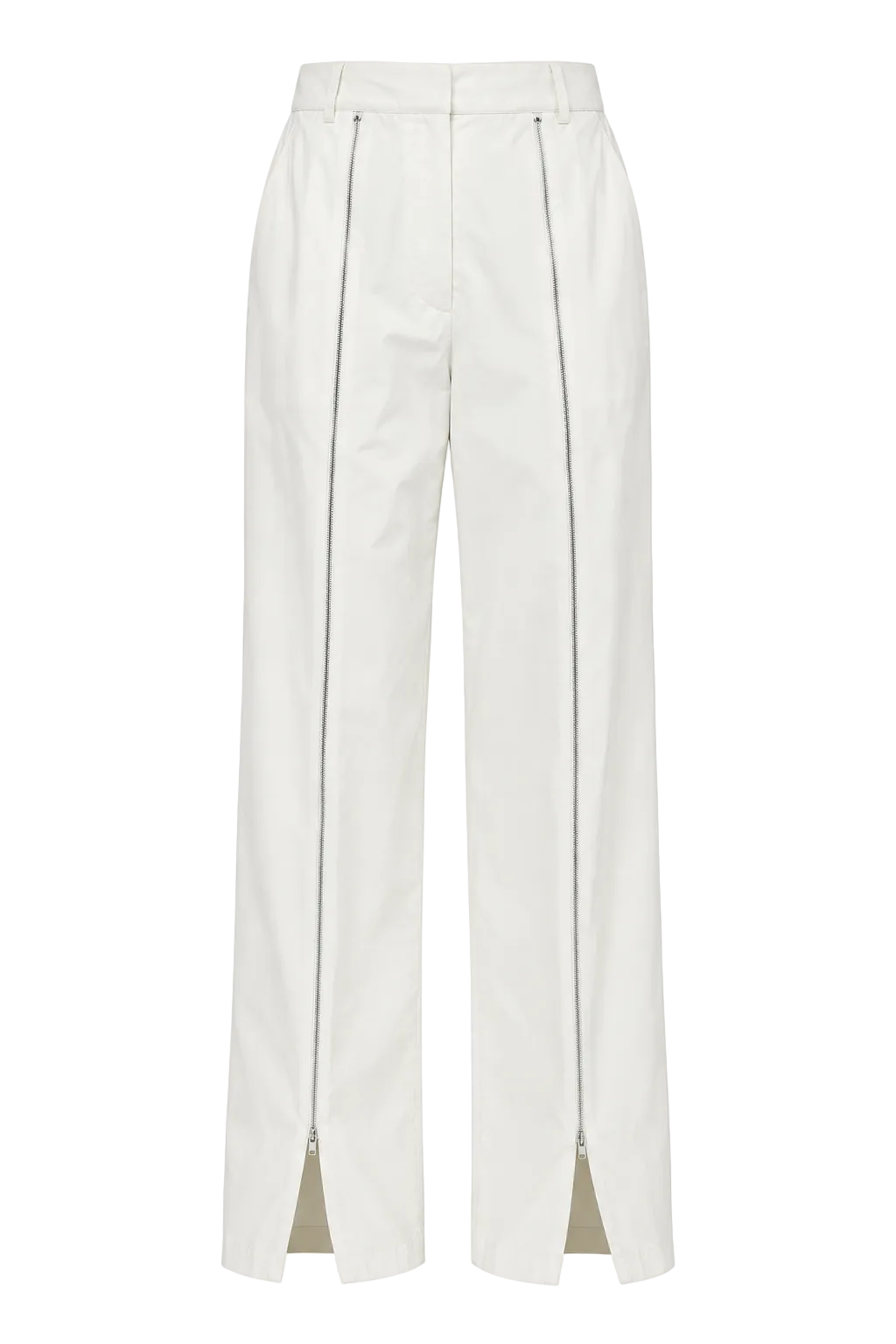 Tibi Nylon Zipper Trouser - Regular Length