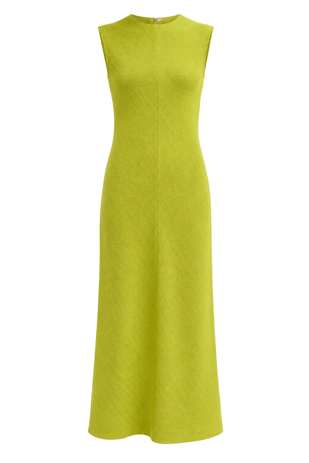 Tibi Plisse Sleeveless Bias Dress