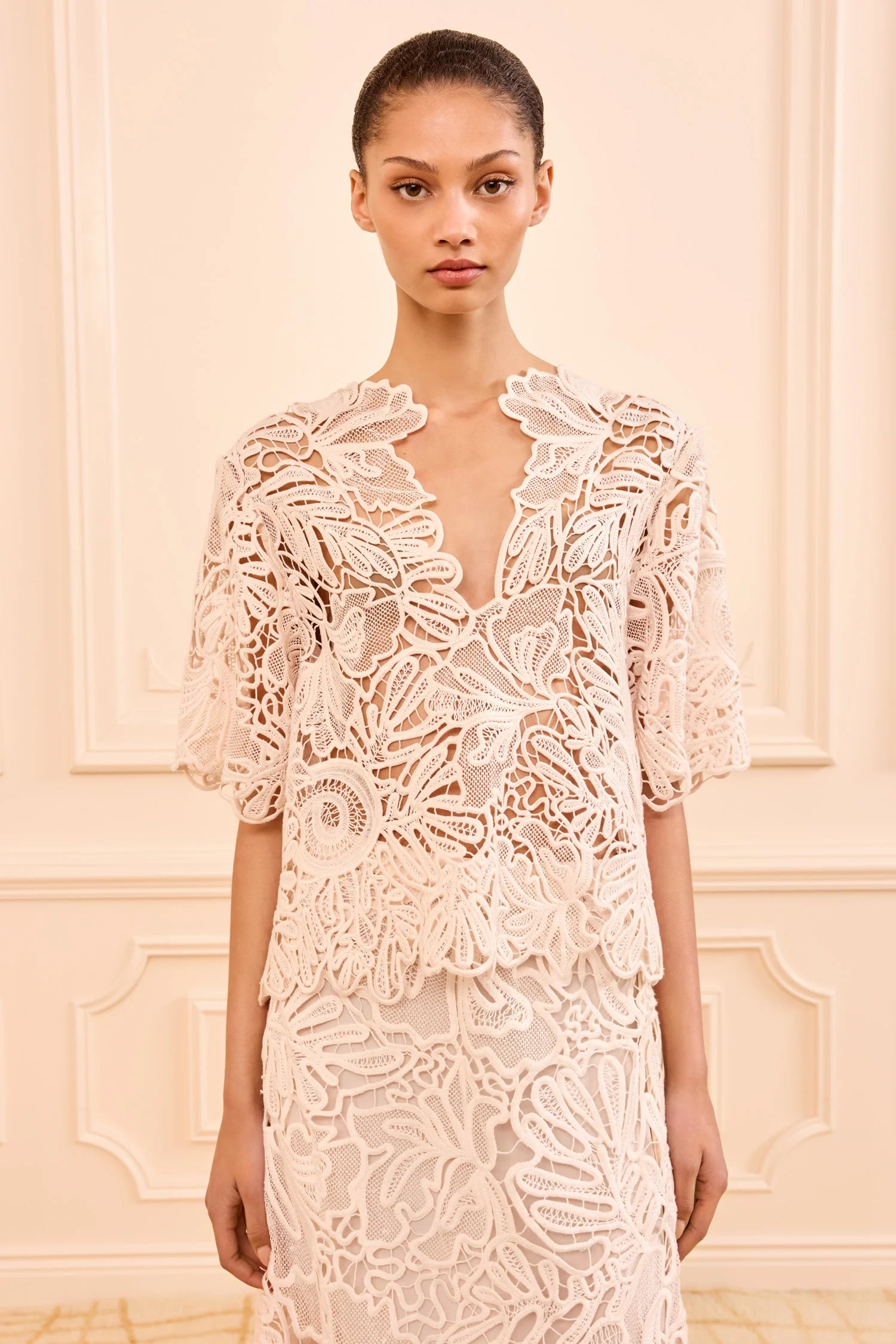 Ulla Johnson Dua Corded Lace SS Top