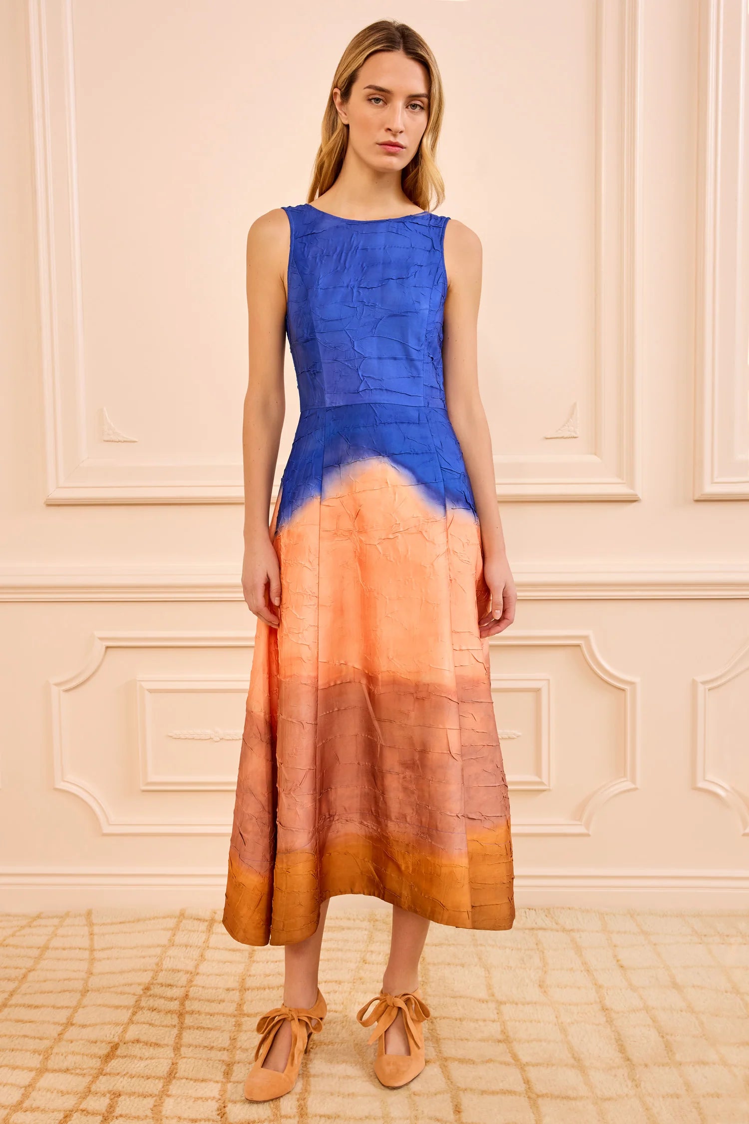 Ulla Johnson Georgia Satin Midi Dress