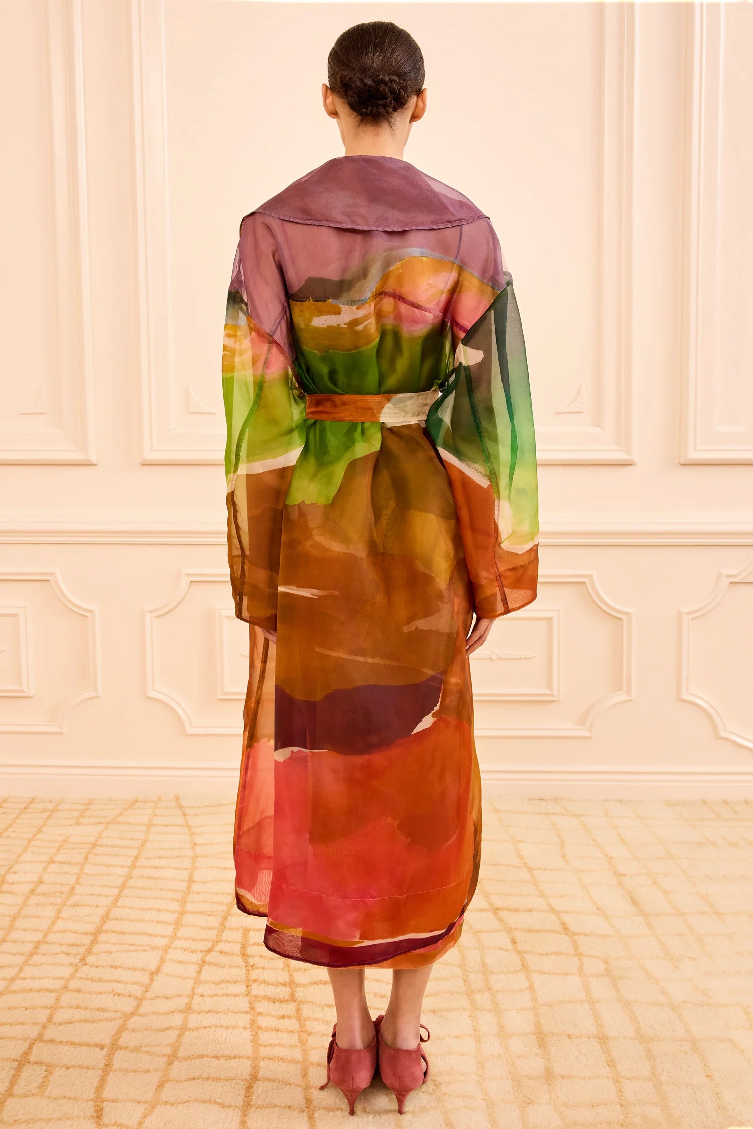 Ulla Johnson Naovalie Orgamza Trench Coat