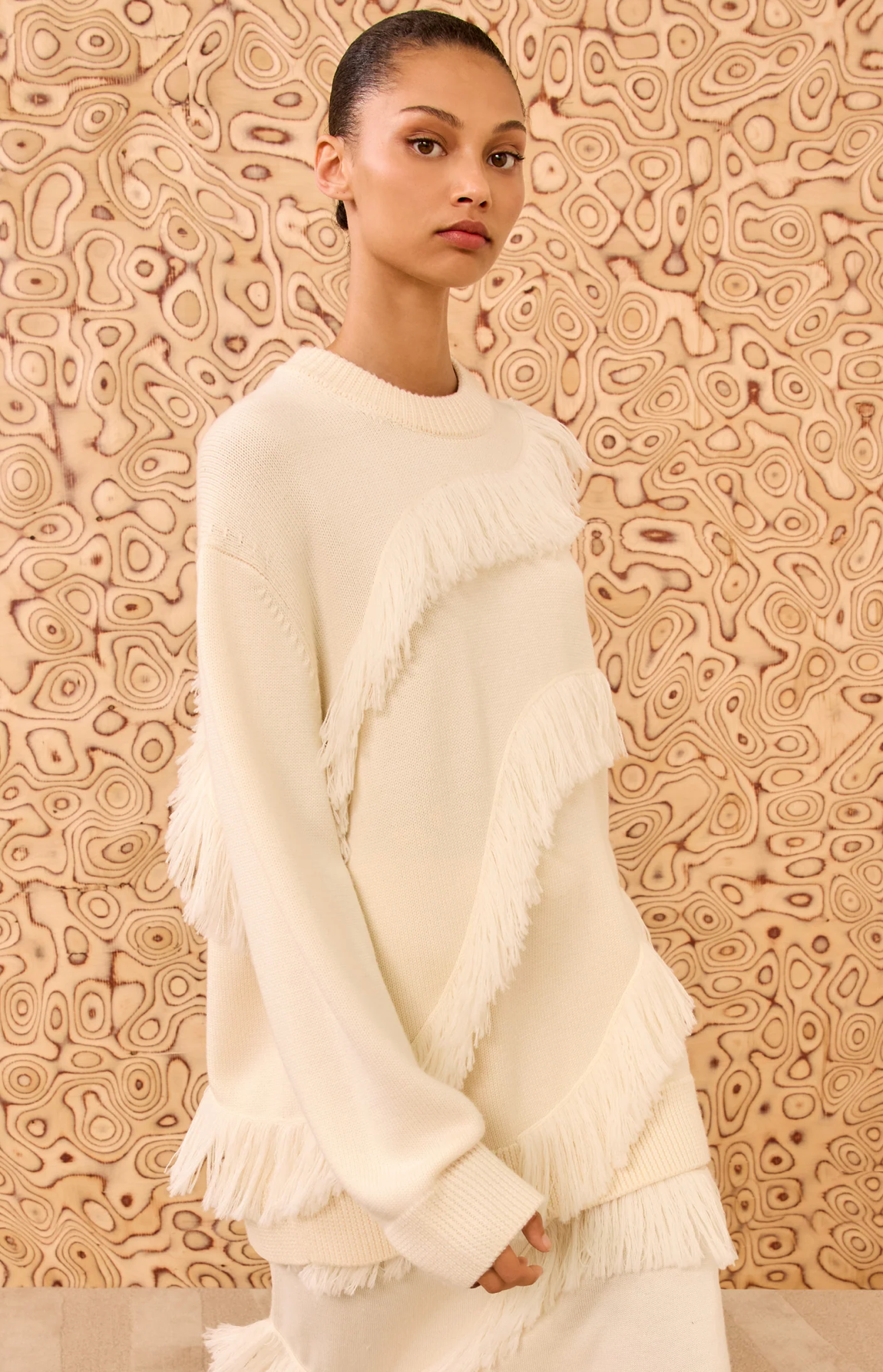 Ulla Johnson Ina Oversized Fringe Pullover