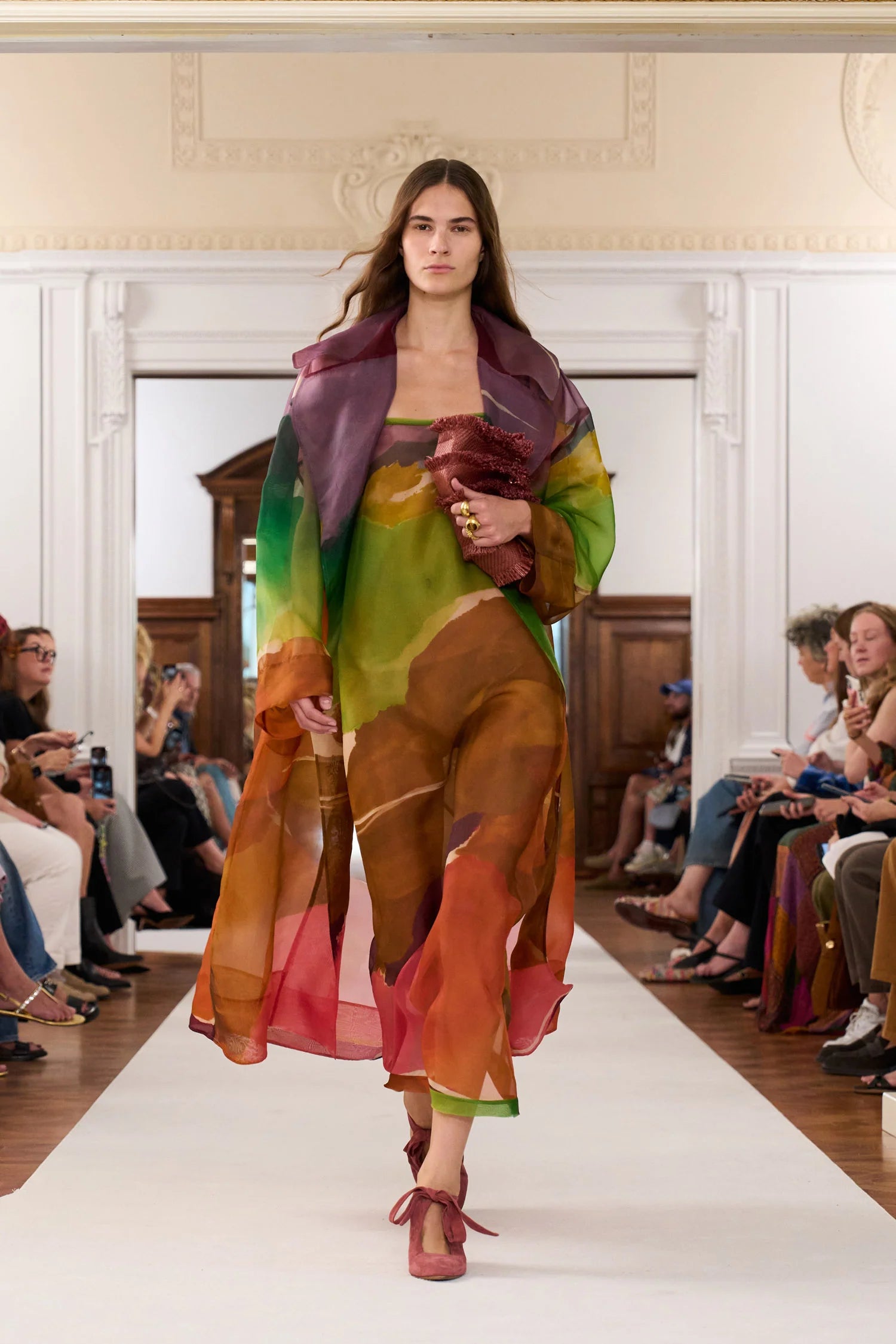 Ulla Johnson Naovalie Orgamza Trench Coat