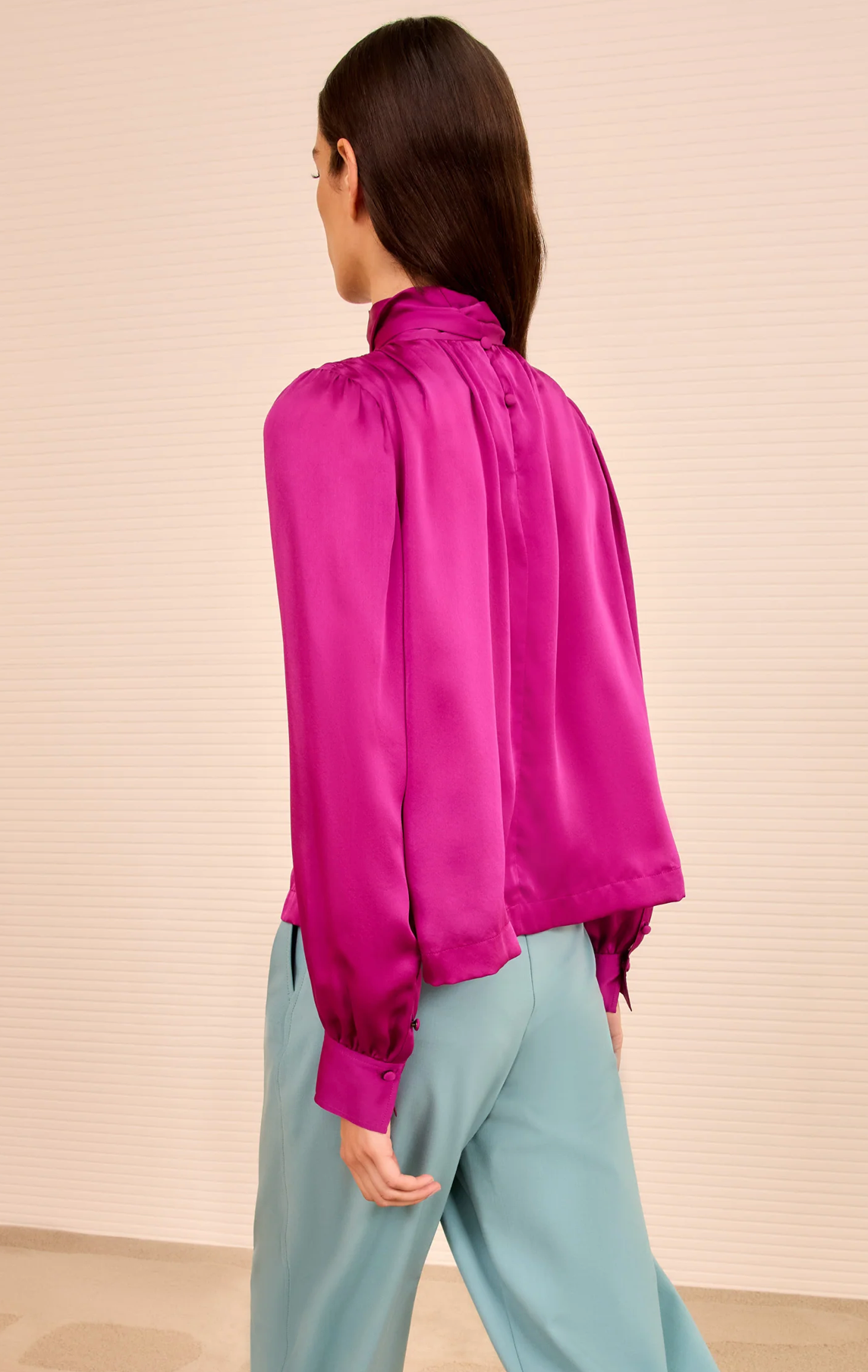 Ulla Johnson Ornament Tie Neck Blouse