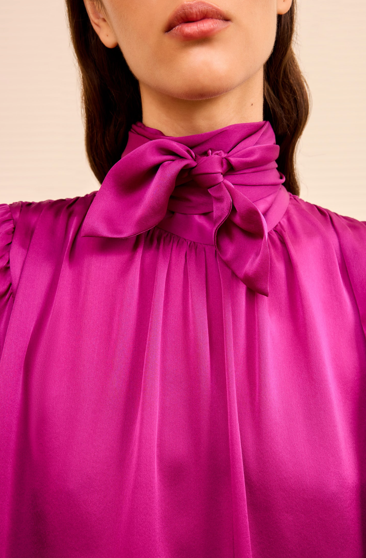 Ulla Johnson Ornament Tie Neck Blouse