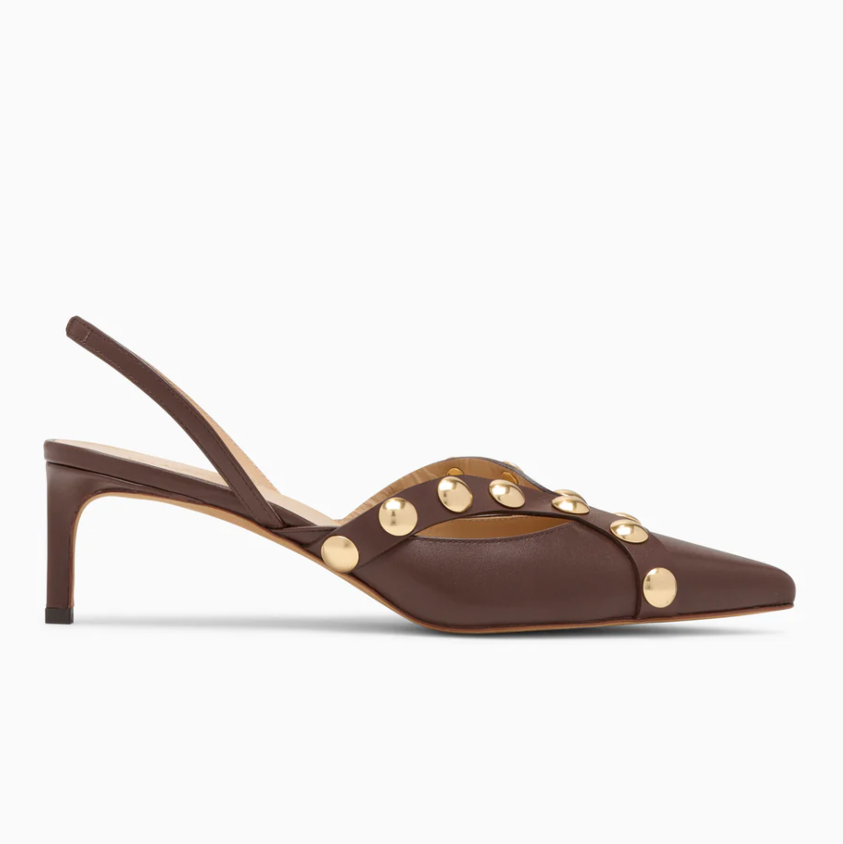 Ulla Johnson Vendome Studded Kitten Heel