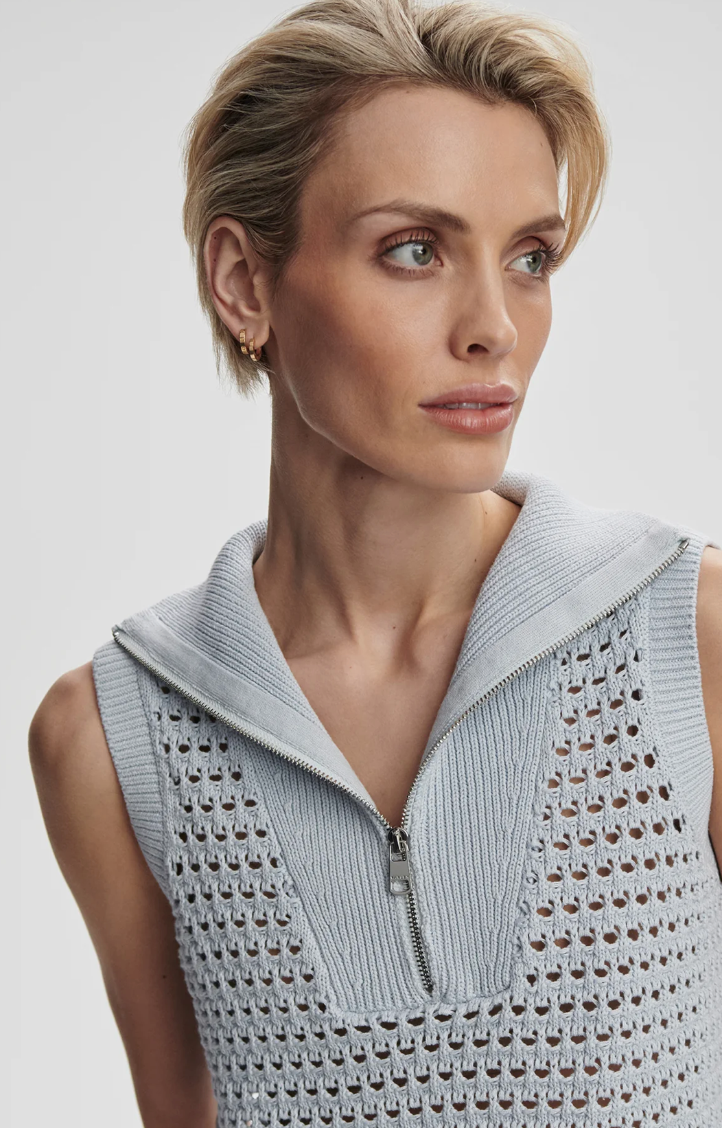 Varley Bains Half Zip Tank