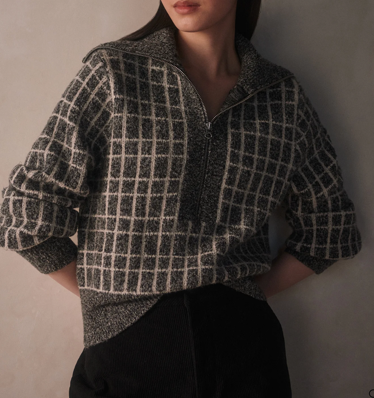 Varley Furley Half Zip Knit