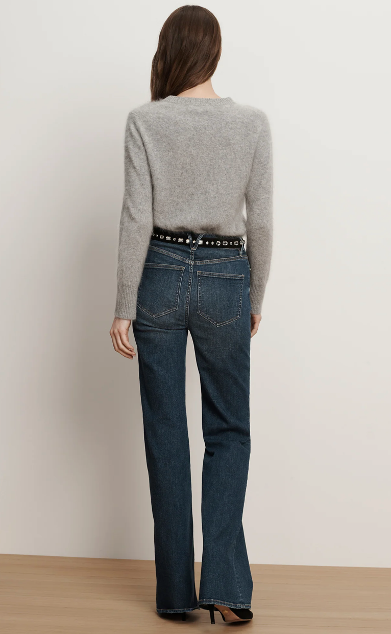 Veronica Beard Crosbie Slim Wide-Leg Jean